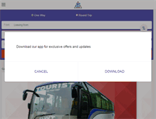 Tablet Screenshot of blueworldtourist.com
